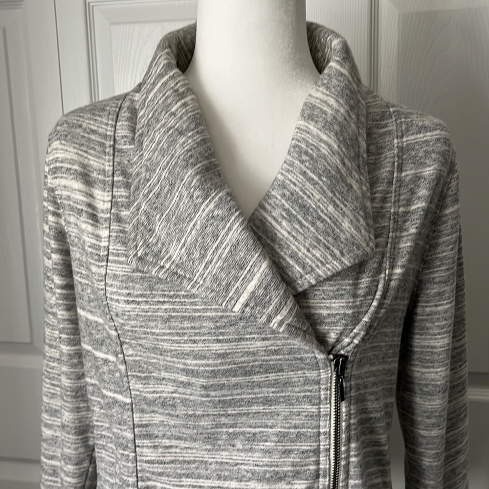 GAP moto style sweatshirt jacket